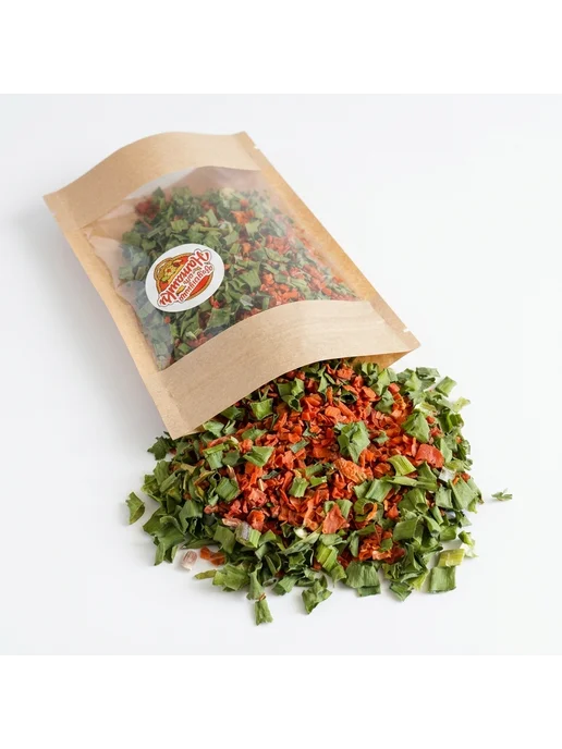 Вкусняшки от Наташки Овощи сушёные морковь и лук зелёный, зеленый, фото 5