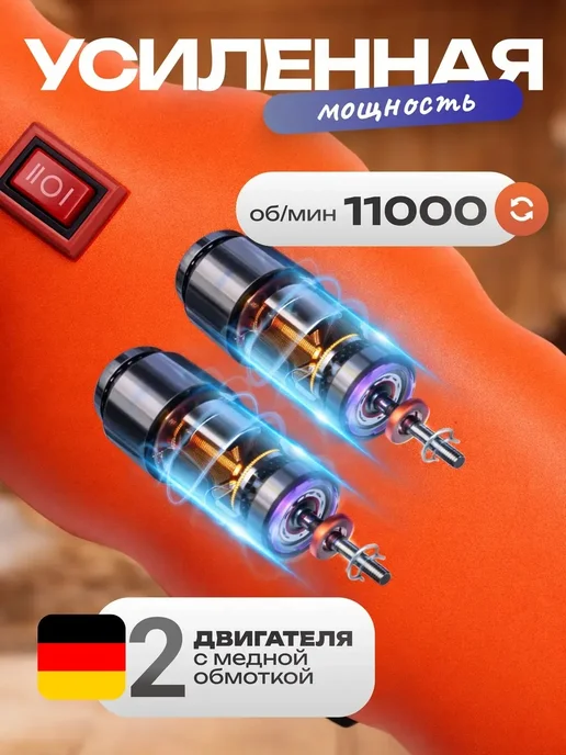 Перосъемная машина для удаления перьев птицы, оранжевый, фото 2