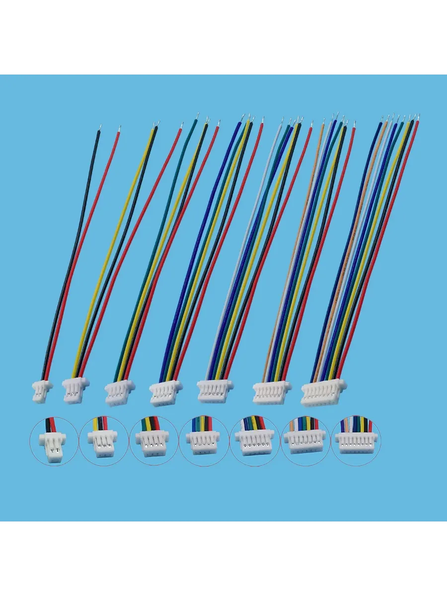 Разъем JST SH 1.0mm, 7Pin, Female to Female, 5шт