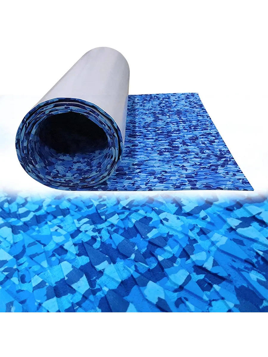 Коврик для серфинга EVA 240x55 см Синий, Ocean Camo2400x550
