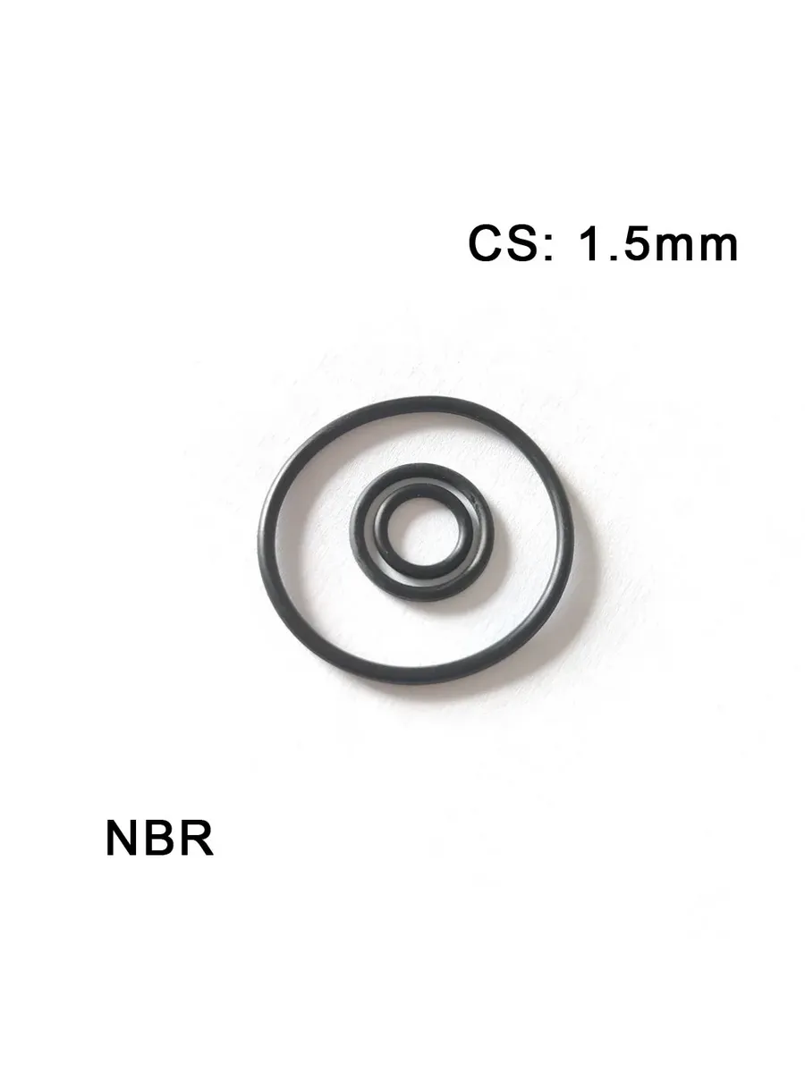 Уплотнительное кольцо NBR 15x12x1.5mm,