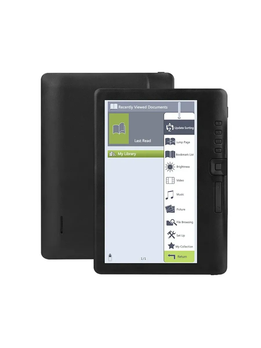 Luxuglow портативный eReader 7 дюймов 4/8/16 ГБ 512M 4GB