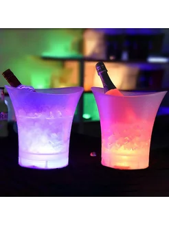 Нет бренда LED ведро для льда 5 л yellow