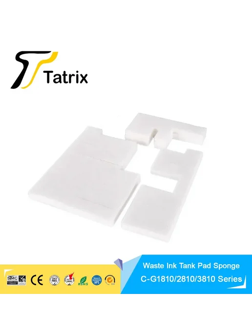 Tatrix International Tatrix губка для отвода чернил G1810 2810 3810, 5шт, 5 шт, фото 2