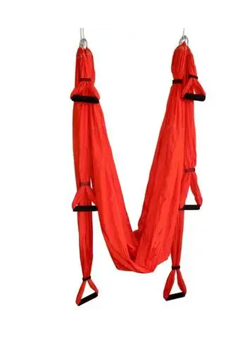 Нет бренда Черный гамак для йоги Master Smart Gear, красный