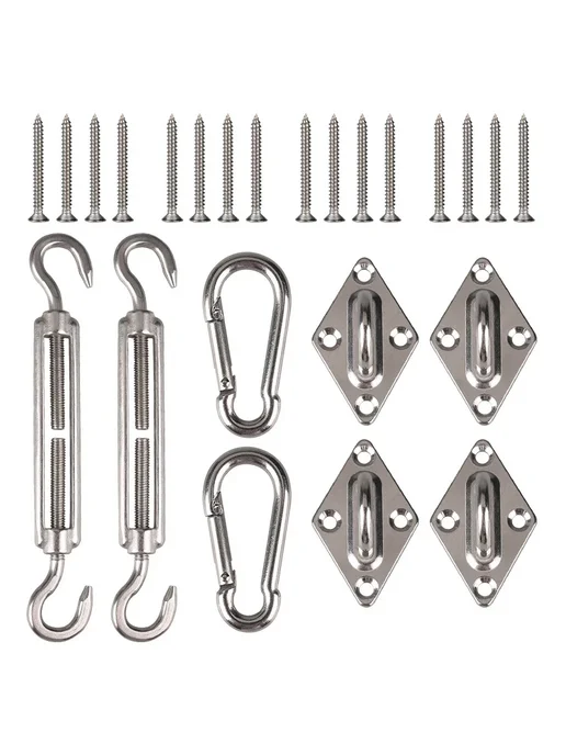 Нет бренда Солнцезащитный парус 2х3 м 3х4 м Серый, 3X5M, accessories, 2x3 м, 3 м