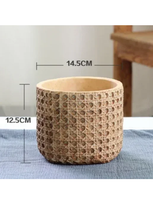 Нет бренда Ваза для цветов Bottom punch, 14.5x12.5 см, 14.5x12.5 см