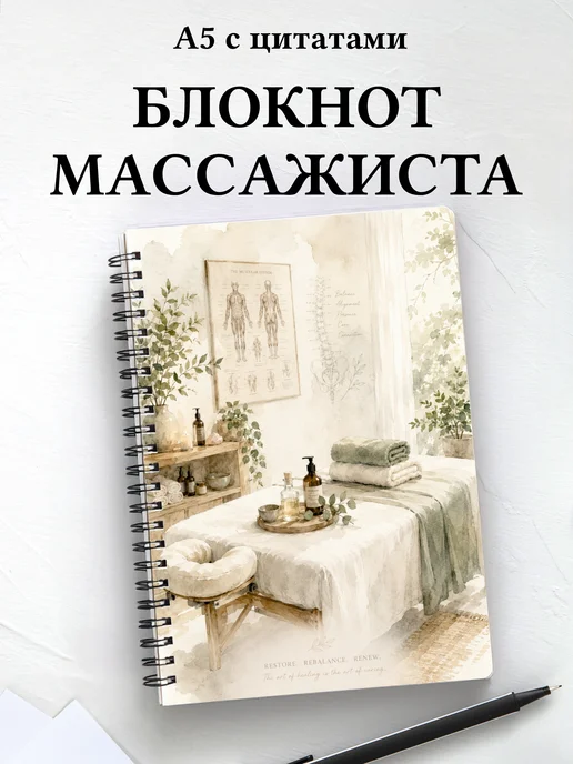 Блокнот массажиста