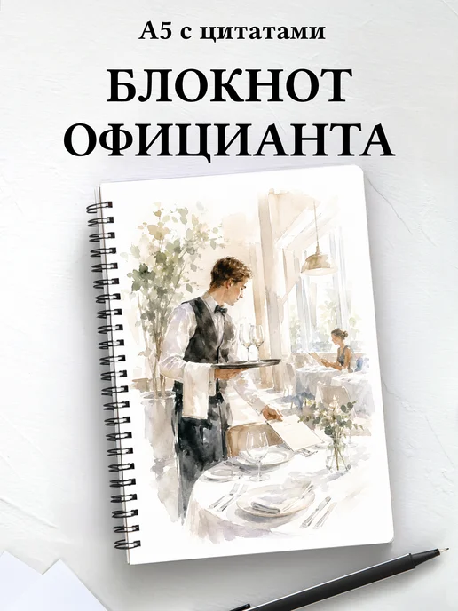 Блокнот официанта