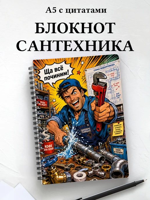 Блокнот сантехника