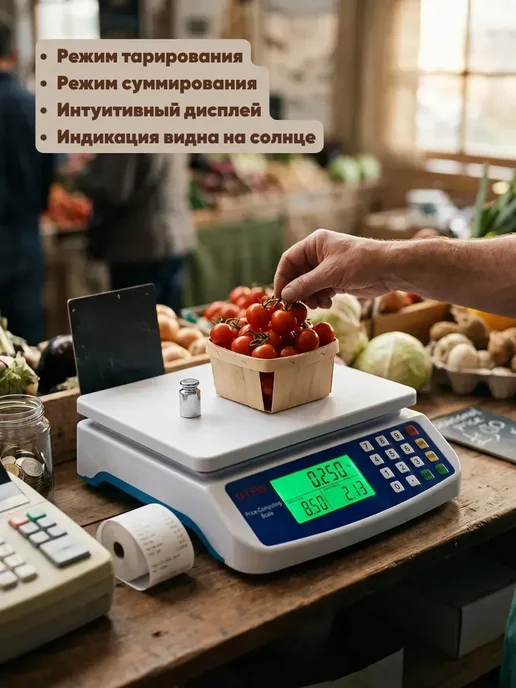 Высокоточные электронные кухонные весы 30 кг, 30 кг, фото 3