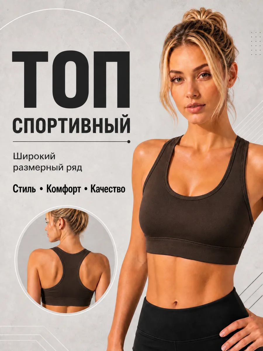 Топ бра спортивный