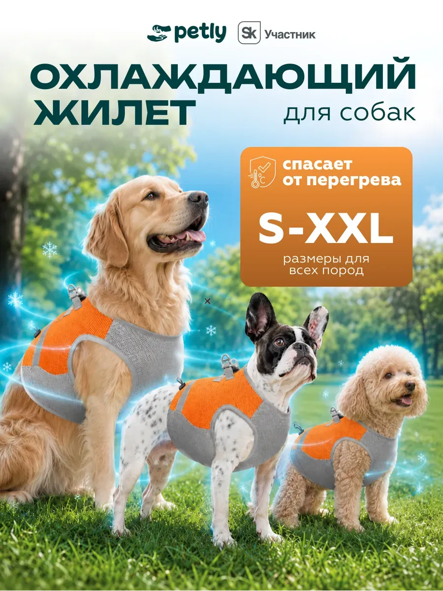 охлаждающий жилет для собак