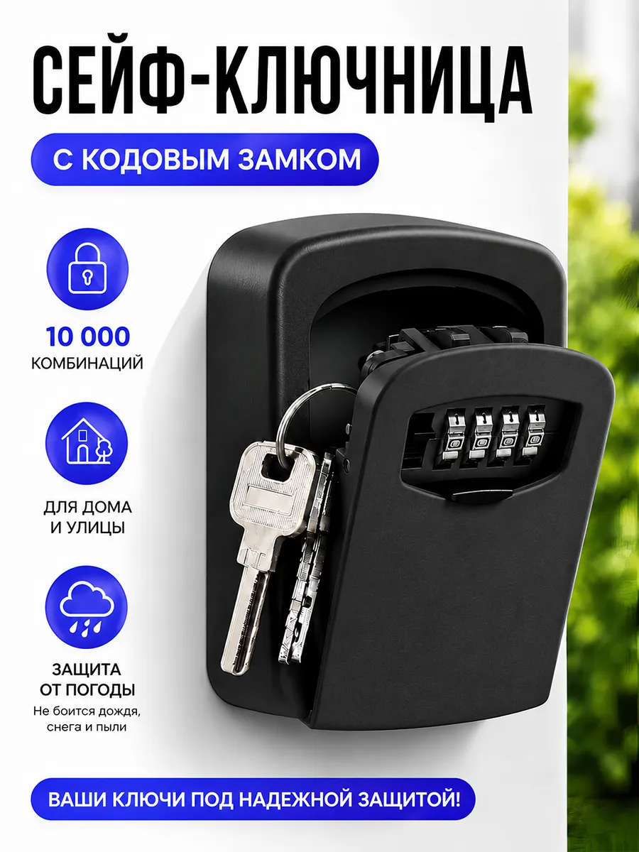 Ключница с кодовым замком настенная