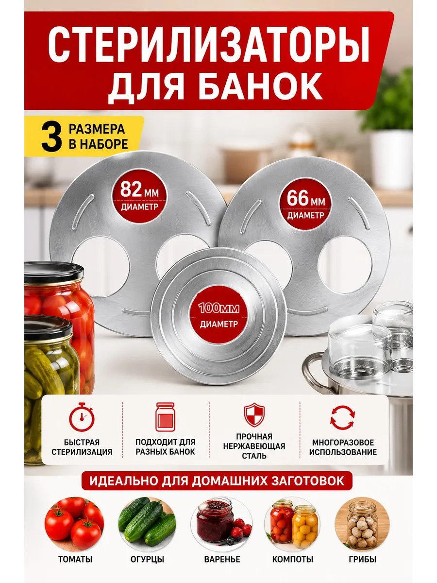 Стерилизаторы для банок под консервирование