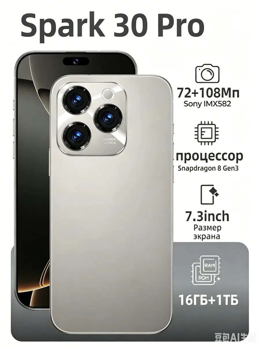 Смартфон Spark 30 Pro,Ростест (EAC)16 1 ТБ,8000 мАч TECNO 1136075085 купить в интернет‑магазине Wildberries