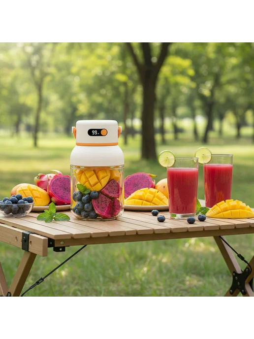 Мобильный блендер 40oz на USB-C, для смузи и коктейлей, MyBr, вариант, фото 2