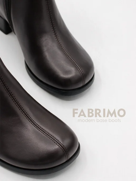 FABRIMO Ботильоны женские демисезонные, коричневый, фото 2