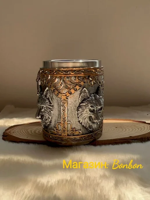 Пивная кружка Bonbon «Топор Викинга» 450 мл, 450 мл, 1 шт, фото 6