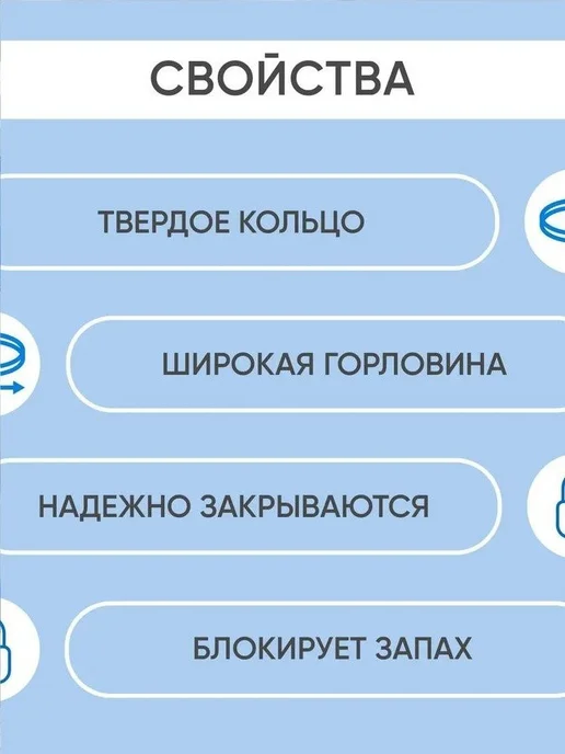 10 одноразовых пакетов для рвоты, 1000 мл, 1 л, фото 6