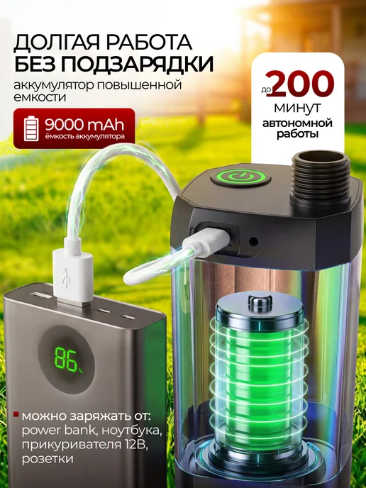 Душ портативный для дачи походный, вариант, фото 2