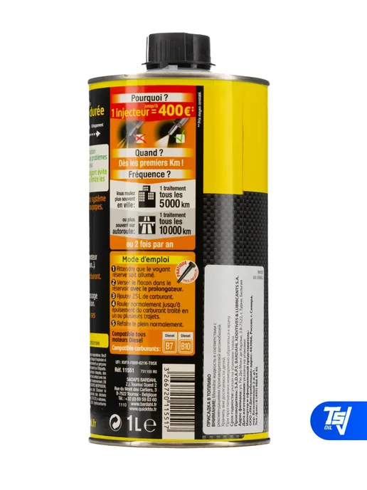 BARDAHL Присадка в топливо Diesel Injection Cleaner 1 литр, вариант, фото 4