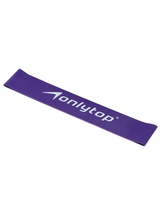 onlytop Фитнес-резинка 30 кг, фиолетовая, 30х5 см, 30x5 см, 30 кг, фото 3