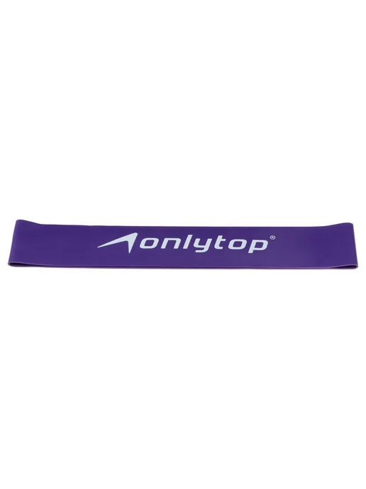 onlytop Фитнес-резинка 30 кг, фиолетовая, 30х5 см, 30x5 см, 30 кг, фото 4