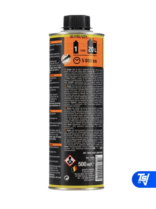 BARDAHL Присадка в топливо Diesel Injection Cleaner 500 мл, 500 мл, фото 4