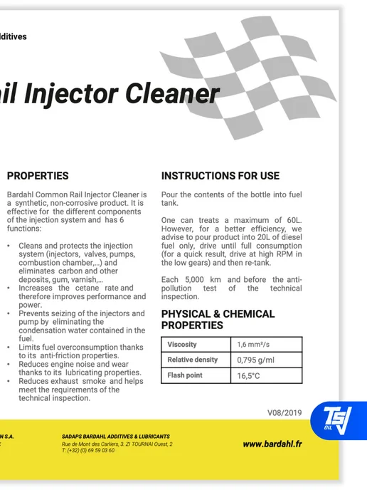 BARDAHL Присадка в топливо Diesel Injection Cleaner 500 мл, 500 мл, фото 8