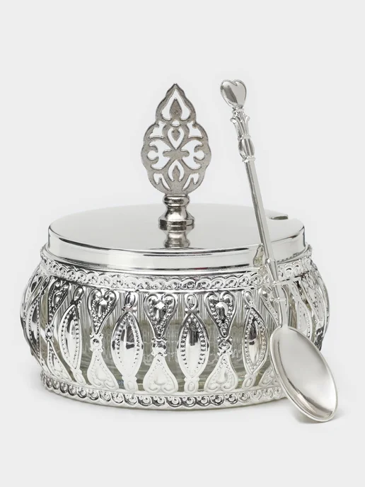 Market_Посуда Сахарница «Ажур», с ложкой, вариант, фото 2