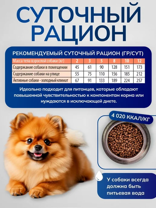 Сухой корм MONGE для собак, лосось, 3,2 кг, фото 5