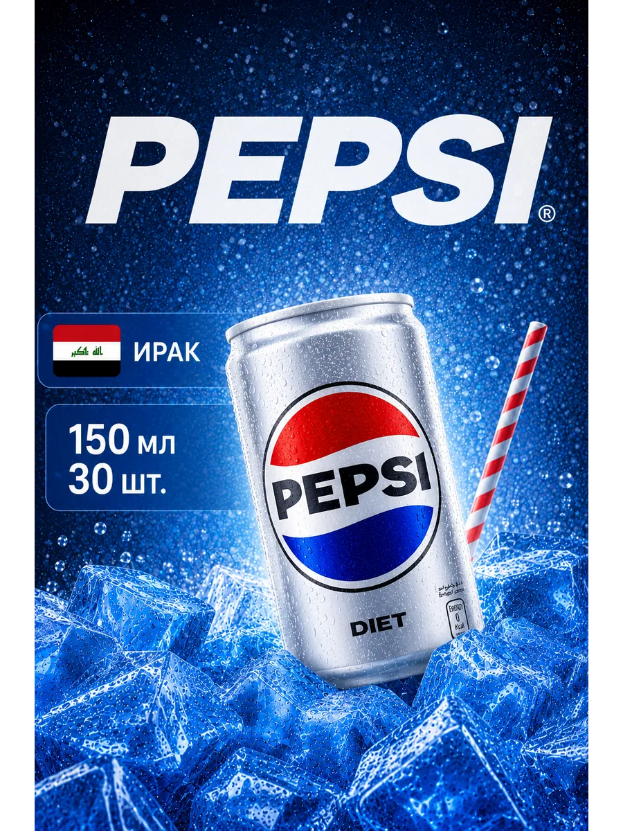 Газированный напиток DIET 30 банок, 150 мл