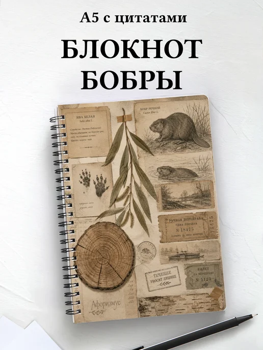 Блокнот Бобры