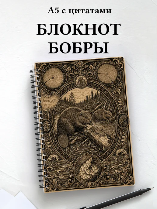 Блокнот Бобры