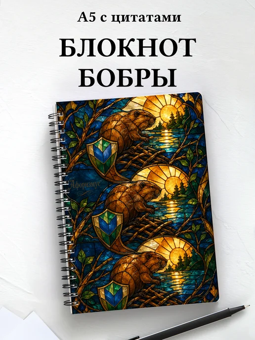 Блокнот Бобры