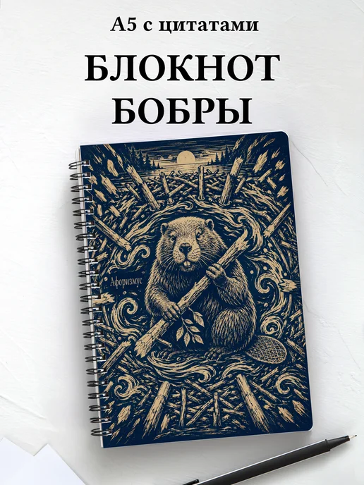Блокнот Бобры