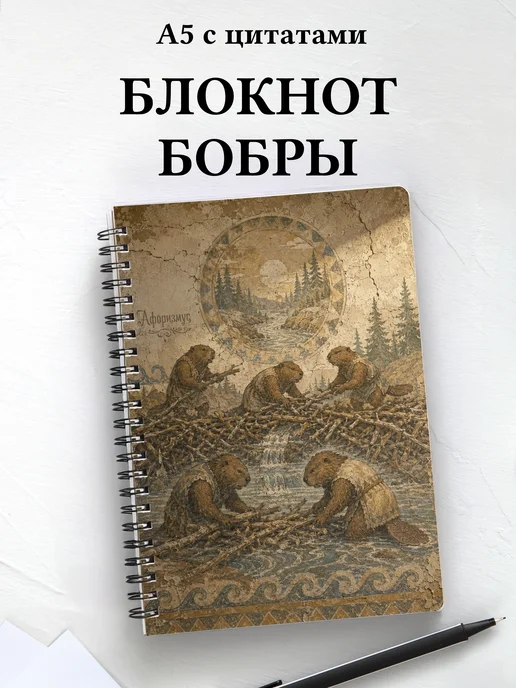 Блокнот Бобры