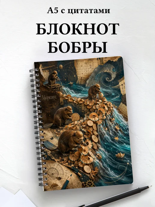 Блокнот Бобры