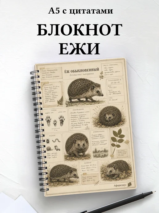 Блокнот Ежи