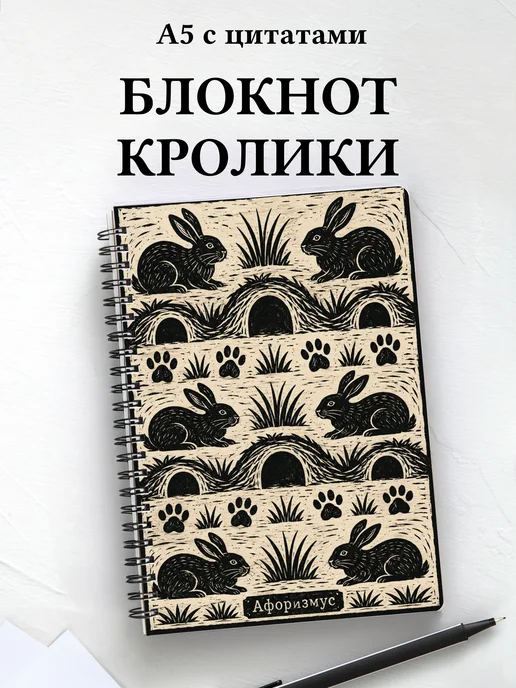 Блокнот Кролики