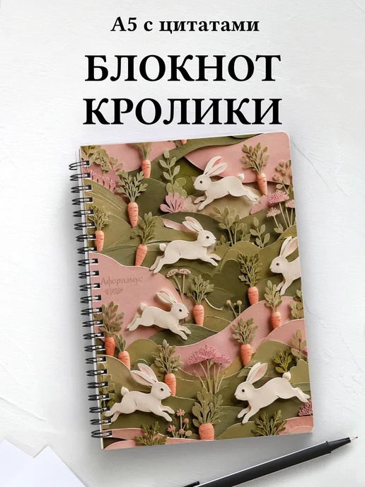 Блокнот Кролики
