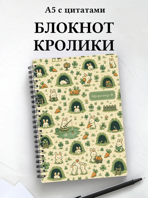 Блокнот Кролики
