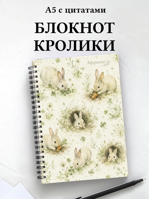 Блокнот Кролики
