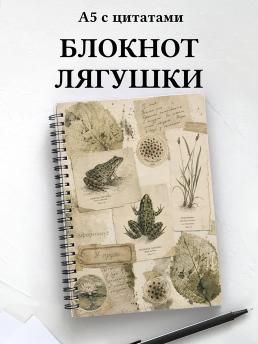 Блокнот Лягушки