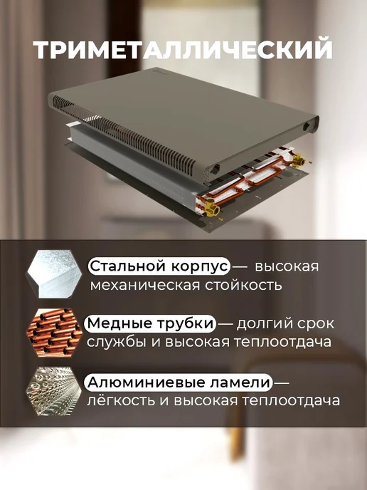 SERENO Радиатор отопления боковое левое подключение, вариант, фото 5