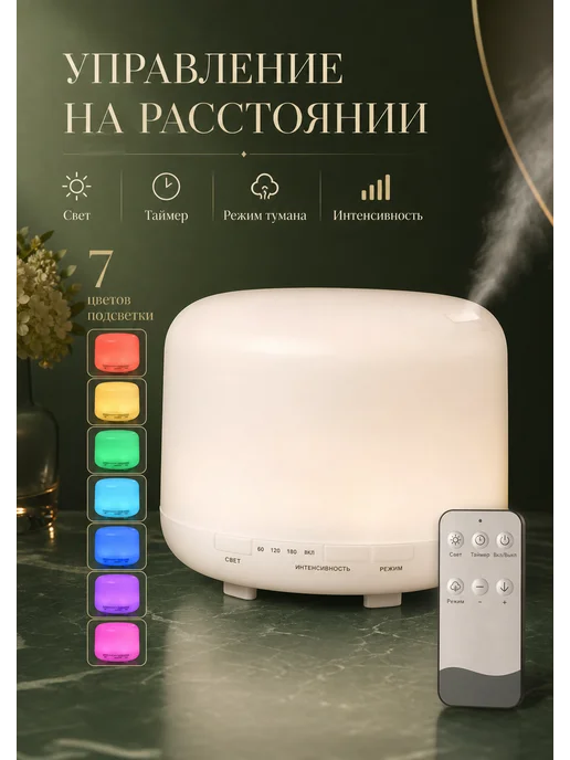 Аромадиффузор для дома электрический увлажнитель воздуха, вариант, фото 3