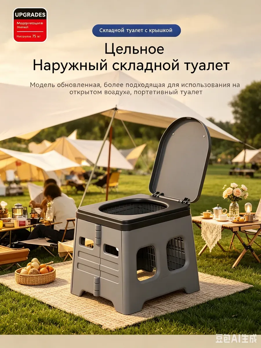 Био туалет складной походный туристический