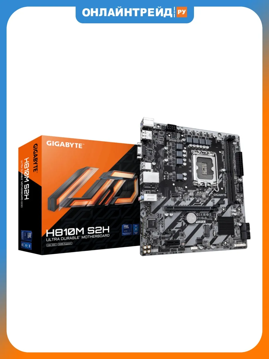 Материнская плата H810M S2H (LGA1851, mATX) Gigabyte 1138583282 купить в интернет‑магазине Wildberries
