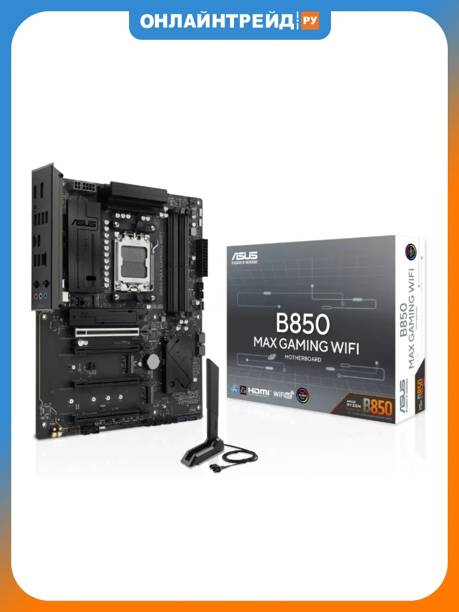 Asus Материнская плата B850 MAX GAMING WIFI (AM5, ATX)